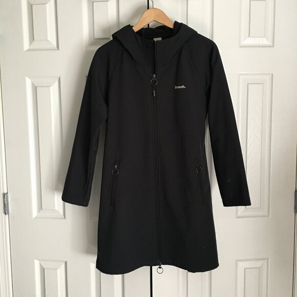 Bench Women's Longline Zip-Up Hoodie Jacket – Black - Picture 3 of 7